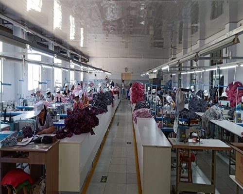 服装加工现场